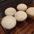 Whito's cooksnap of when they made 天然酵母のイングリッシュマフィン.