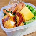 あっちゃんキッチン♪'s cooksnap of when they made １人分のお弁当に！１個の卵で太い卵焼き.