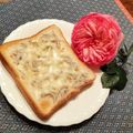 プルンバゴ's cooksnap of when they made 【話題入り】しらすチーズトースト.