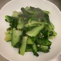 haru's cooksnap of when they made めちゃ旨!!『本家味仙風』青菜炒め♡.