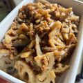 ∞ちぷ子∞'s cooksnap of when they made 肉味噌れんこん.