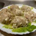 えり・たい母ちゃん's cooksnap of when they made レンジで簡単！ふわふわシュウマイ.