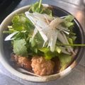 MV☆Jane's cooksnap of when they made せりとなめこと鶏団子の稲庭うどん.