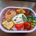 ちゅーりっぷ♪♪'s cooksnap of when they made キャラ弁☆スヌーピー弁当.