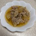 クックJZMPJF☆'s cooksnap of when they made 豚こま・大根の煮物♪ごまたっぷり入れて！.