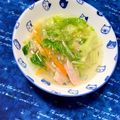 ふたごゆき's cooksnap of when they made レタスともやしのシャンタンスープ★☆.