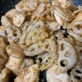 タラレバ03's cooksnap of when they made 揚げずに簡単♡むね肉とれんこんの甘辛揚げ.