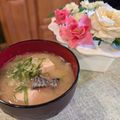 ダッフィーニーうに's cooksnap of when they made 簡単5分♪サバ缶で絶品！あら汁風味噌汁.