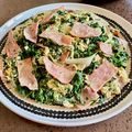 ばぢこ's cooksnap of when they made ほうれん草と卵とハムのマヨソテー.