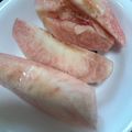 ヒヨコマメ☆'s cooksnap of when they made スッキリ！無駄のない桃の切り方.