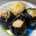 ★なみ☆'s cooksnap of when they made 可愛いまん丸🩷海苔おにぎり（さるぼぼ）.
