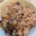 おさゆst's cooksnap of when they made 圧力鍋で15分時短お赤飯炊飯器でも50分.