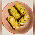 ももゆみ1230's cooksnap of when they made 簡単☆ねぎの卵焼き.