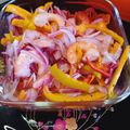 ひっこ's cooksnap of when they made 海老とパプリカと新玉ねぎのマリネ♡.