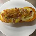 Marmo's cooksnap of when they made バターナッツかぼちゃの丸ごとグラタン♡.