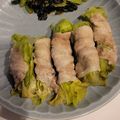 ばとん's cooksnap of when they made レタスの豚しゃぶ巻き☆レンジ蒸し.