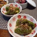 ひっこ's cooksnap of when they made 超簡単！ピーマンのまるごと焼き.