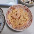 きらり流れ星's cooksnap of when they made 10分で！海老のトマトクリームスパゲティ.