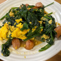 ああーちゃｎ's cooksnap of when they made 中華風ソーセージとほうれん草の炒めもの♪.
