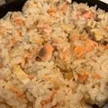 くまのまるちゃん's cooksnap of when they made 炊き込みご飯＊甘塩鮭と油揚げの生姜風味.
