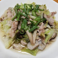 クックHBQ370☆'s cooksnap of when they made ほったらかし！豚こまとキャベツ白だし蒸し.