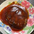 aozora＊'s cooksnap of when they made 簡単おいしい♪基本のハンバーグ.