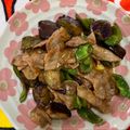 ☆yopipi's cooksnap of when they made 話題入り☆なすとれんこんと豚バラみそ炒め.