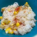 プリズンブレイク's cooksnap of when they made コーンとプチトマトのバター炊き込みご飯.