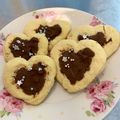 ・なつ・'s cooksnap of when they made バレンタインにハートチョコレートクッキー.