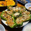 そろそろねんね's cooksnap of when they made 挽肉系リメイク＋厚揚げでピーマンの肉詰め.