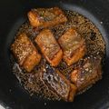 りりり621's cooksnap of when they made 子供もパクパク♪秋鮭の甘辛、ゴマ絡め.