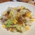 τомоко's cooksnap of when they made 舞茸美味しい！キャベツ＆いり卵のサラダ.