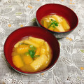 みぽぽ37's cooksnap of when they made かぼちゃのみそ汁.