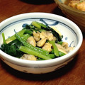あず7225's cooksnap of when they made あさりとほうれん草のバター炒め^^.