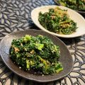 ちゃかぴまま's cooksnap of when they made 簡単！ケールの胡麻和え.