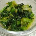 クック6DDPP8☆'s cooksnap of when they made 簡単！チンゲン菜のウマウマ♪ナムル.