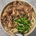 Phamvandon's cooksnap of when they made 肉うどん吉野家風.