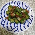 クック6DDPP8☆'s cooksnap of when they made オクラと梅干しの和え物.
