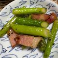 蜂蜜きなこ's cooksnap of when they made 簡単♪　茹でずに炒めるアスパラベーコン.
