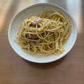 navicochan's cooksnap of when they made 簡単！シンプル！バジルソースパスタ.