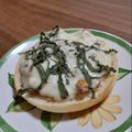 ponnko's cooksnap of when they made 残ったそぼろでチーズトースト☆彡.