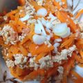 りお５１０'s cooksnap of when they made にんじんと豆腐の炒り煮♡.