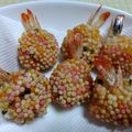 ゆりのもり's cooksnap of when they made ひな祭りやお花見に【海老のあられ揚げ】.