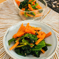りそまさ☆'s cooksnap of when they made ほうれん草とにんじんのごま和え.