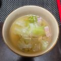 のんちゃんCooking♪'s cooksnap of when they made お腹に優しいキャベツのおつまみスープ.