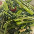 かっきーあゆも's cooksnap of when they made 絶品☆空芯菜炒め.
