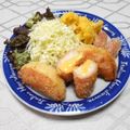 ＠迷子＠'s cooksnap of when they made ＊サクトロっ♡ポテトチーズハムカツ＊.