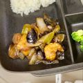 うみ7979's cooksnap of when they made 鶏とナスピーマン玉ねぎの甘酢炒め.