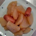 クックLH597C☆'s cooksnap of when they made 孫が大好きな♪ウインナーと大根の煮物.