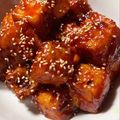 莓ﾐﾙｸ's cooksnap of when they made 厚揚げで♪お手軽ヤンニョムチキン風♪.